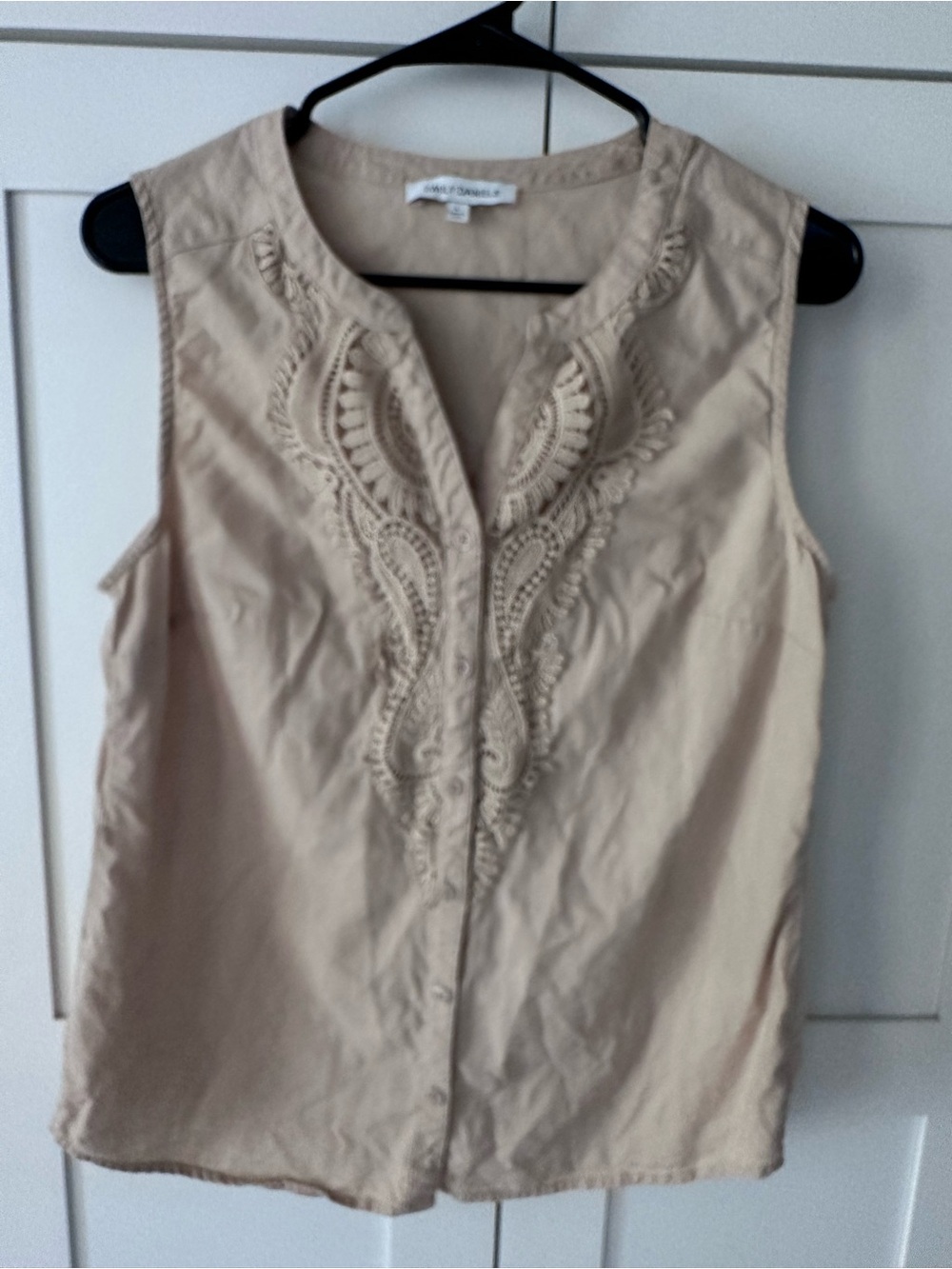 Emily Daniels cream blouse